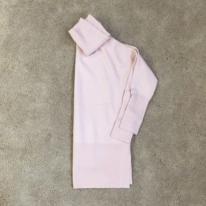 Light Pink Cashmere Polo Neck Sweater